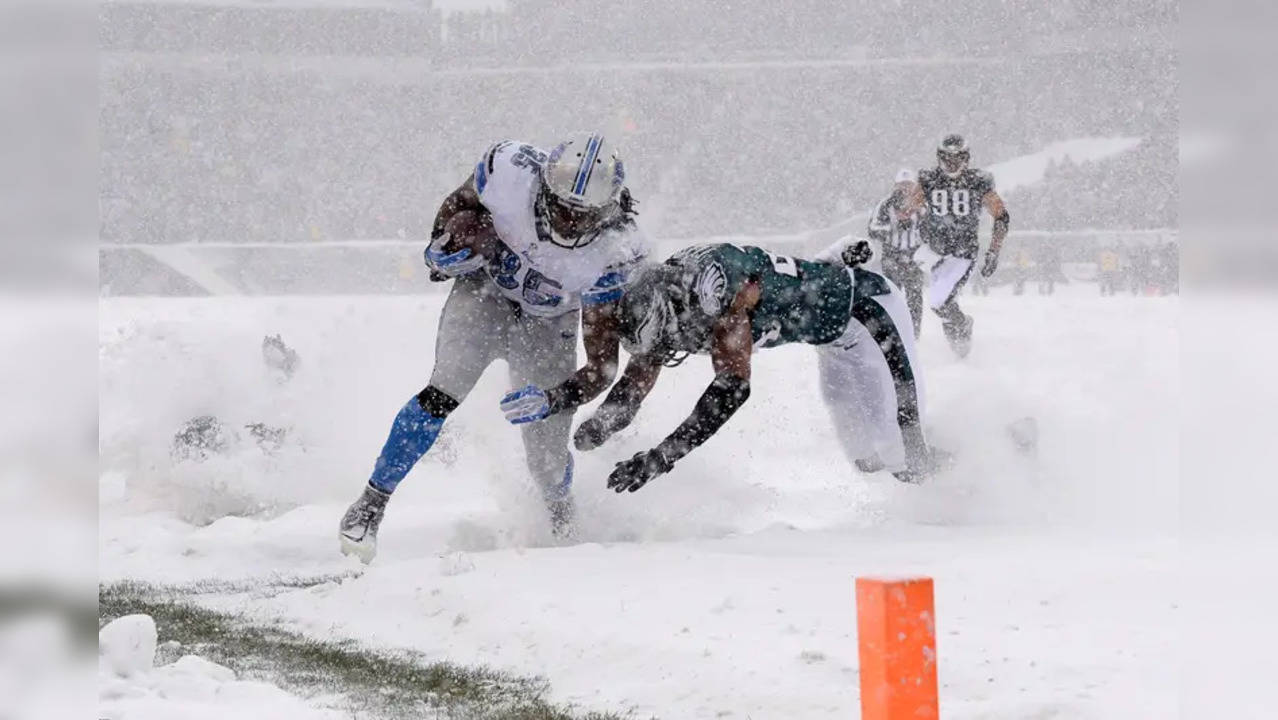 Snow During NFL Game (Representational Image).