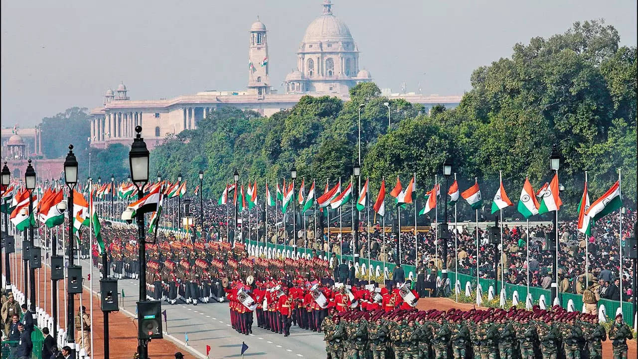 Picture of previous Republic Day parade