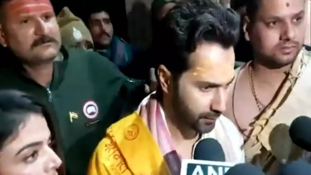 Varun Dhawan Seeks Blessings At Mahakaleshwar Temple Ahead Of Baby John Release. Says 'God Is Bigger Than Film'