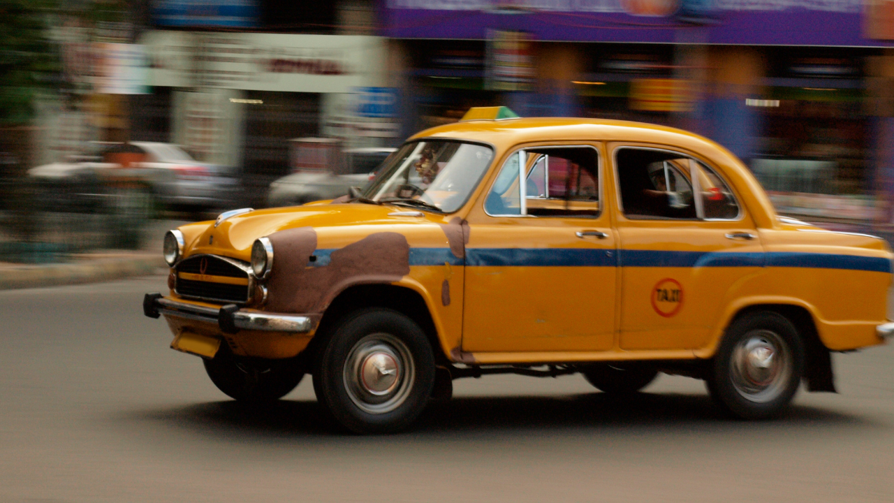 Kolkata's iconic yellow taxi