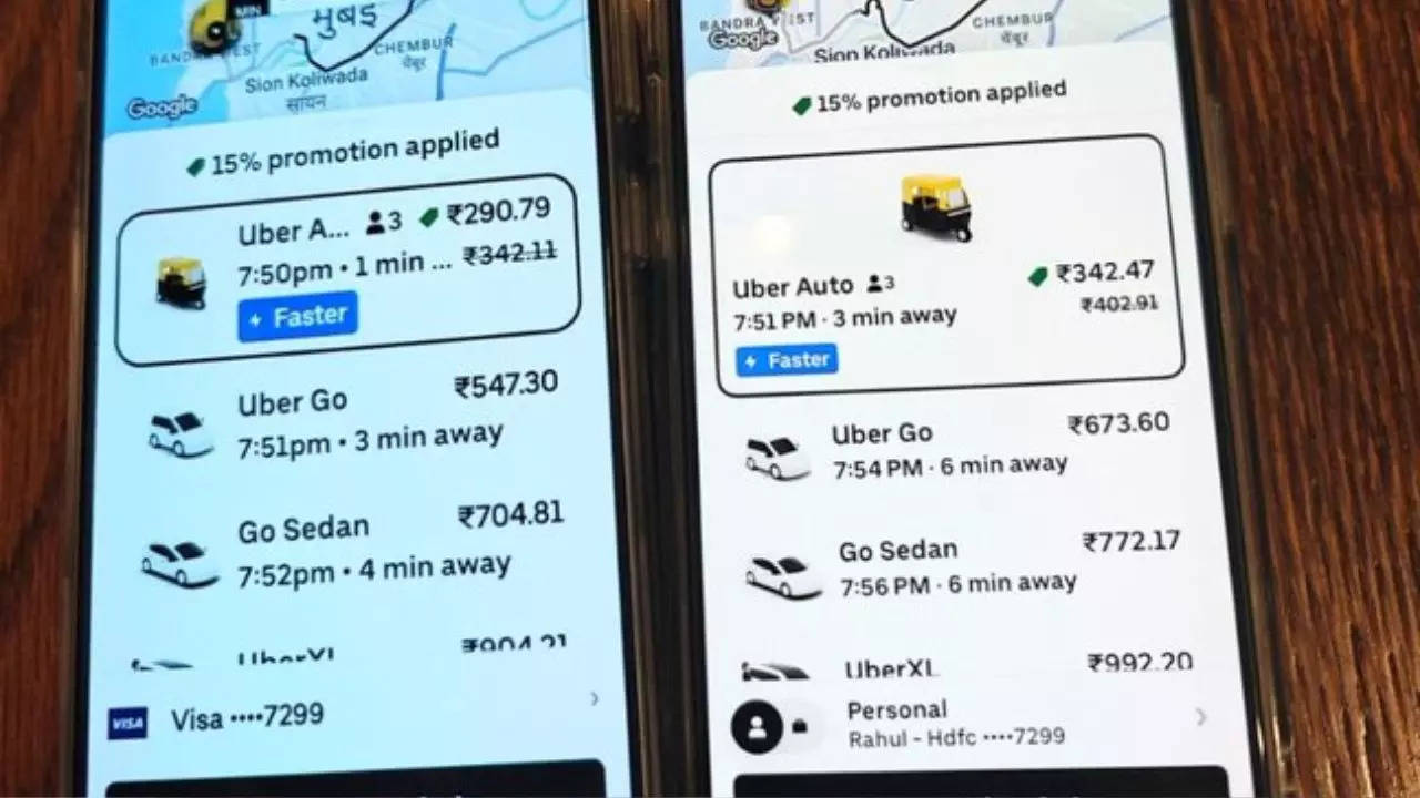 Uber Charges Different Fares For Same Trip