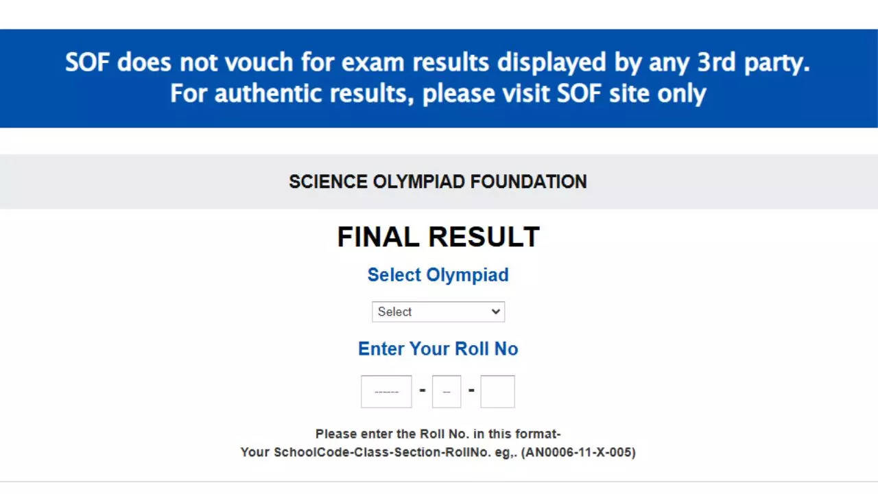 SOF NSO Results 2024-25 