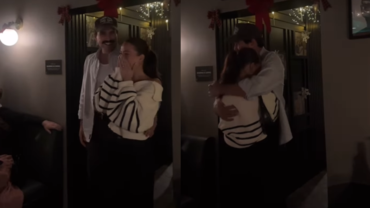 Man’s surprise engagement party goes viral.