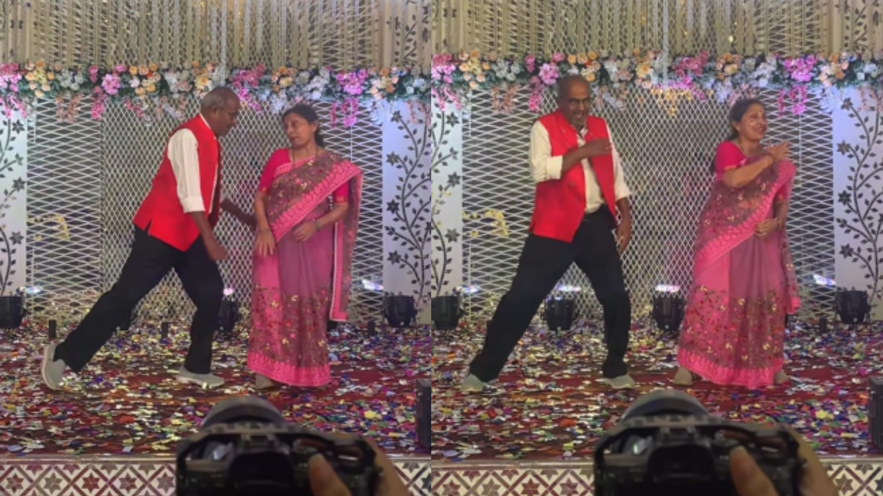 Elderly couple’s dance at a wedding goes viral.