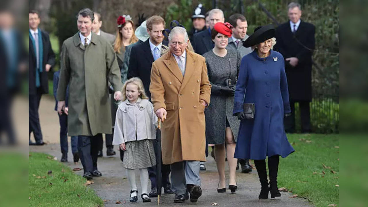 Royal family attending a Christmas Day church service at Sandringham in 2016. (Credits: Getty Images)