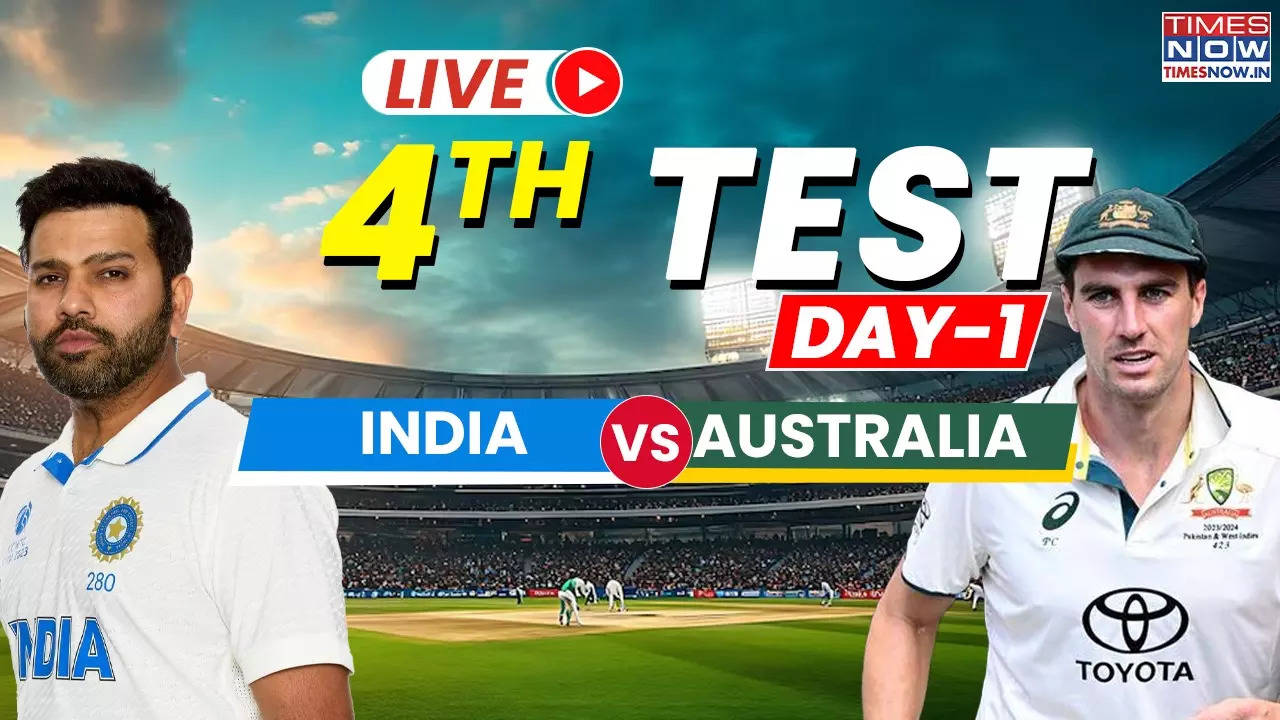 India vs Australia 4th Test Day 1 HIGHLIGHTS Konstas Makes Impactful Debut As Aussie Finish Opening Day With Upper Hand