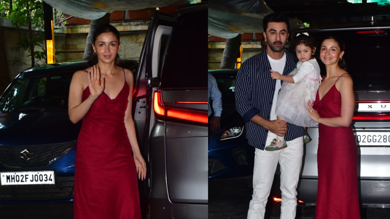 Alia Bhatt's Rs 6,500 Strappy Red Dress Is The Only Pop Of Colour You Need On New Year's Eve