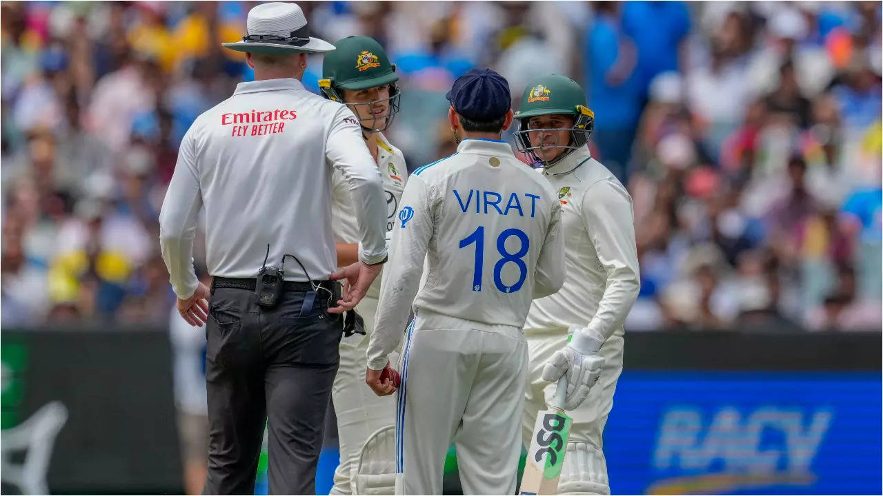 Virat Kohli At Risk Of Facing ICC Ban After Shoulder Tackle With Sam Kontas During Boxing day Test At MCG