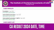 ICAI CA Final Result 2024 Live CA Final Result November Result Pass Percentage and Toppers List will be released soon on icaiorg or icainicin