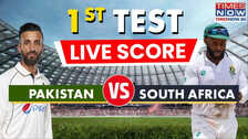 South Africa vs Pakistan 1st Test Day 4 Live Score South Africa needs 121 runs to win Bavuma-Markram at the crease