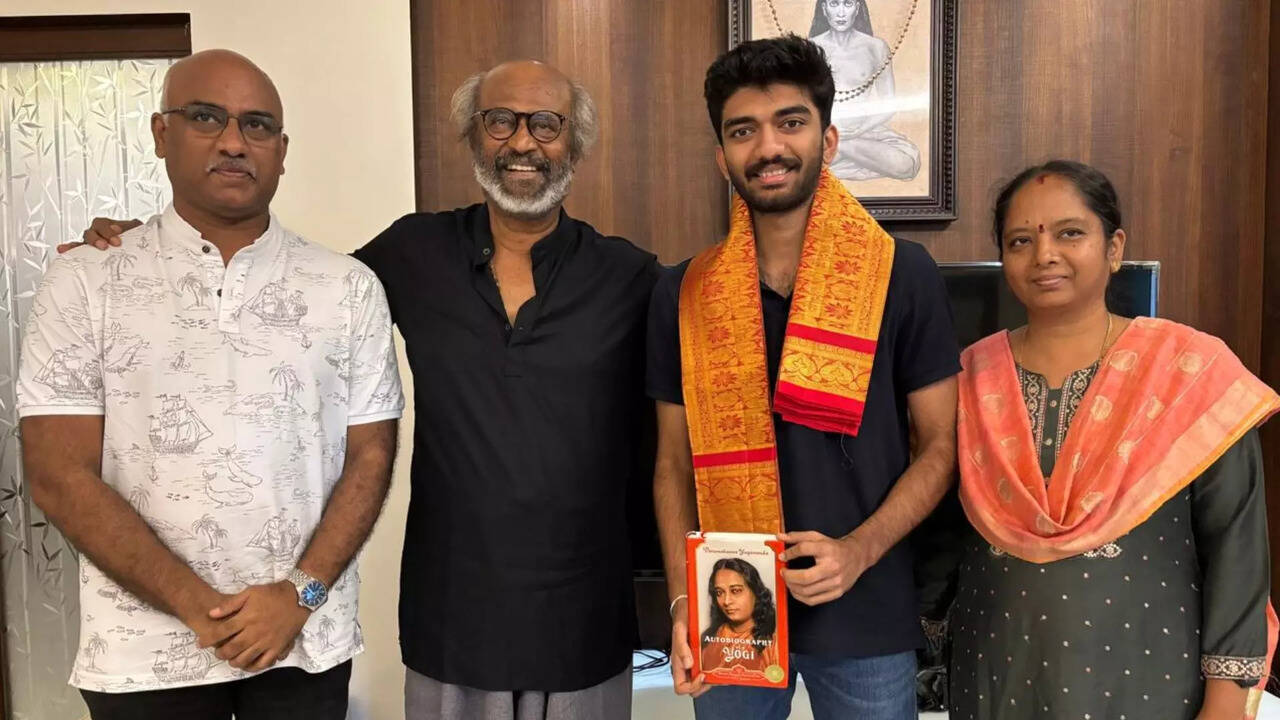  சூப்பர் ஸ்டார் ரஜினிக்கும் செஸ் சாம்பியன் குகேஷுக்கும் இப்படியொரு தொடர்பா? 