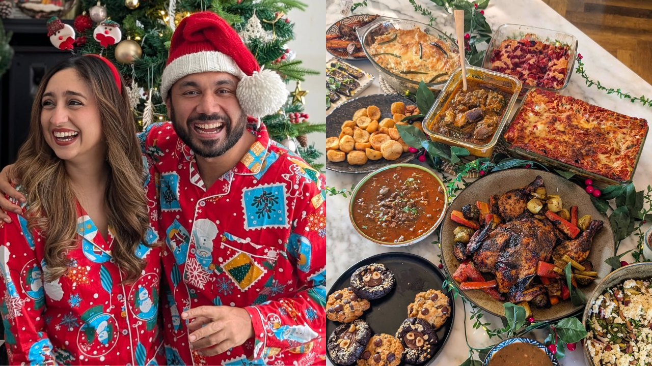 Saransh Goila's hearty christmas clebrations