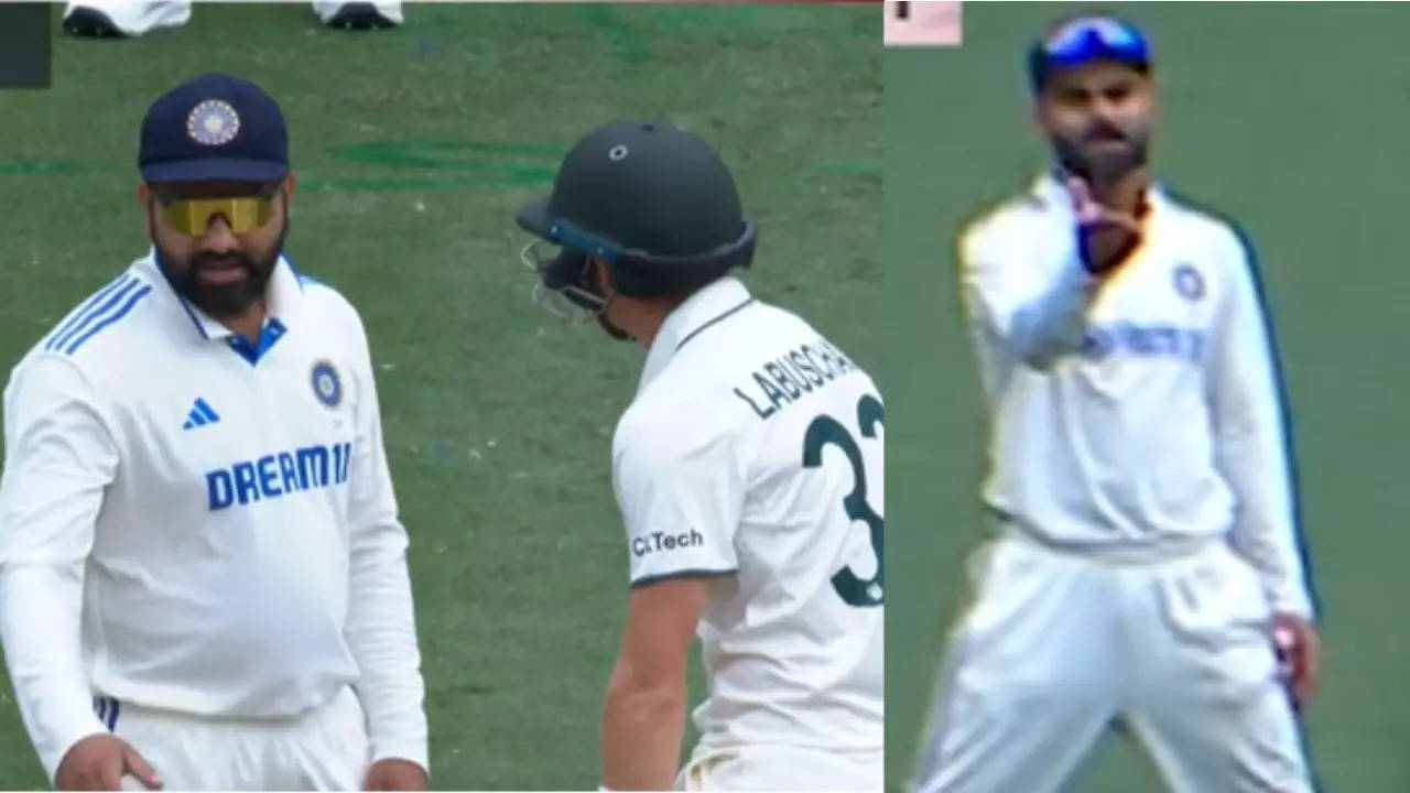 WATCH: Irritated Rohit Sharma Confronts Marnus Labuschagne During Boxing Day Test; Virat Kohli Joins In