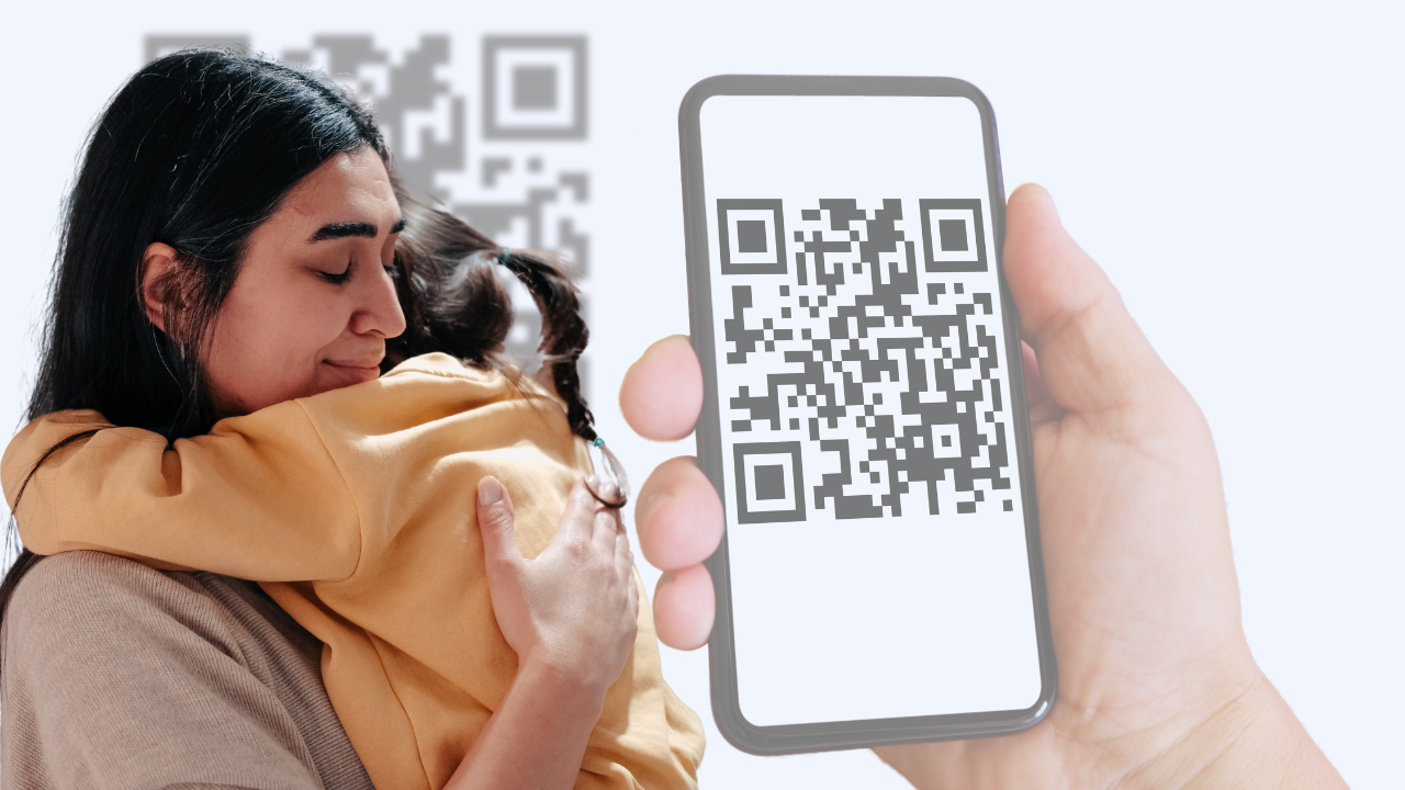 QR Code helped children reunite with their families