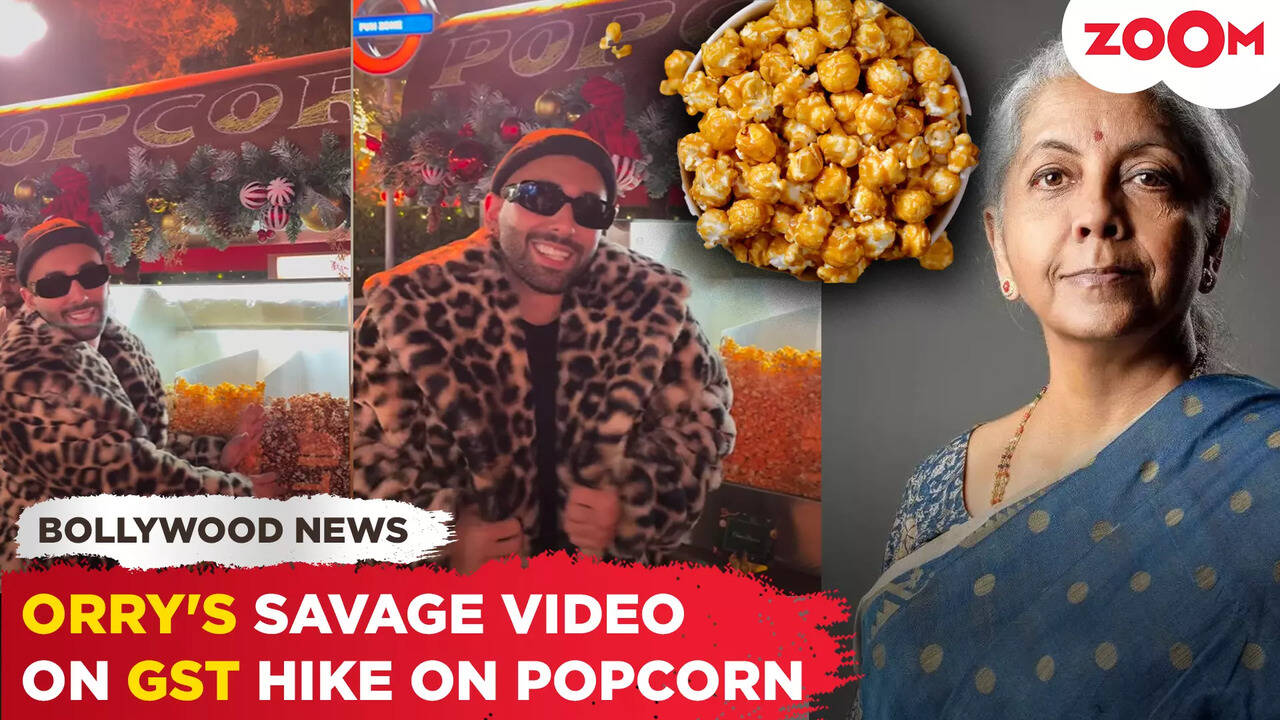 Orry RESPONDS to the recent GST hike on caramelised popcorn with a SARCASTIC social media post | Times Now