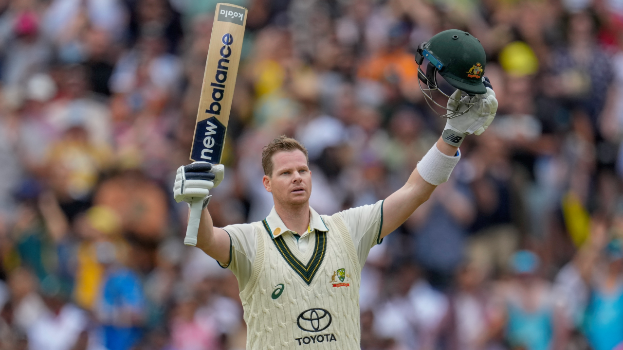 Steve Smith Test century vs India 2024 AP