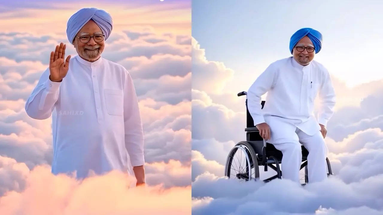 Dr. Manmohan Singh features in an AI video tribute following his death. | Courtesy: Sahid SK