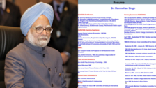 Manmohan Singh's CV inside the resume of the architect of the modern Indian economy