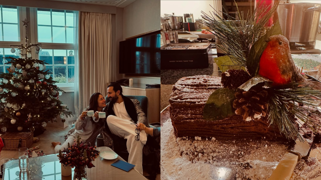 Saif and Kareena Enjoy Christmas in Switzerland