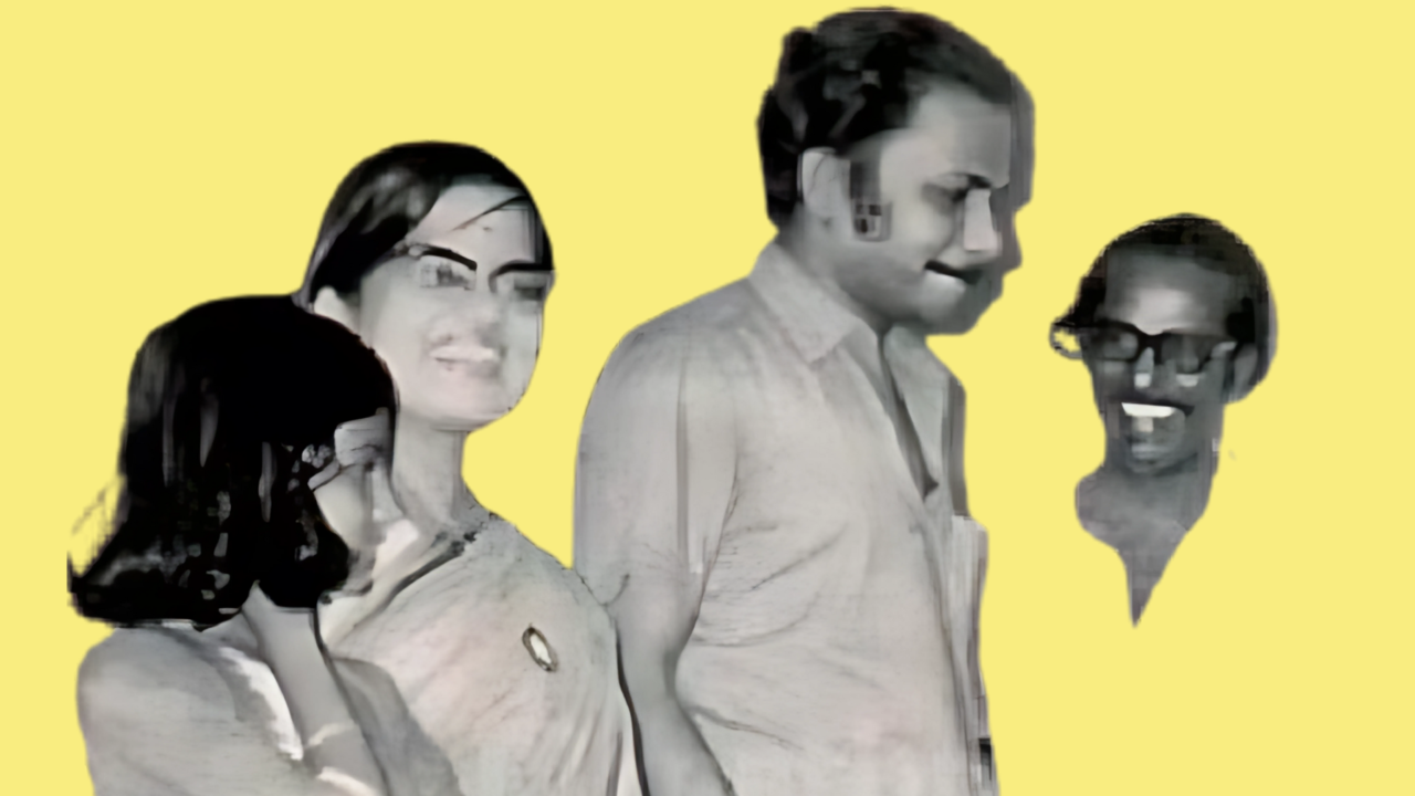 MT Vasudevan Nair With Prameela Nair And Sithara