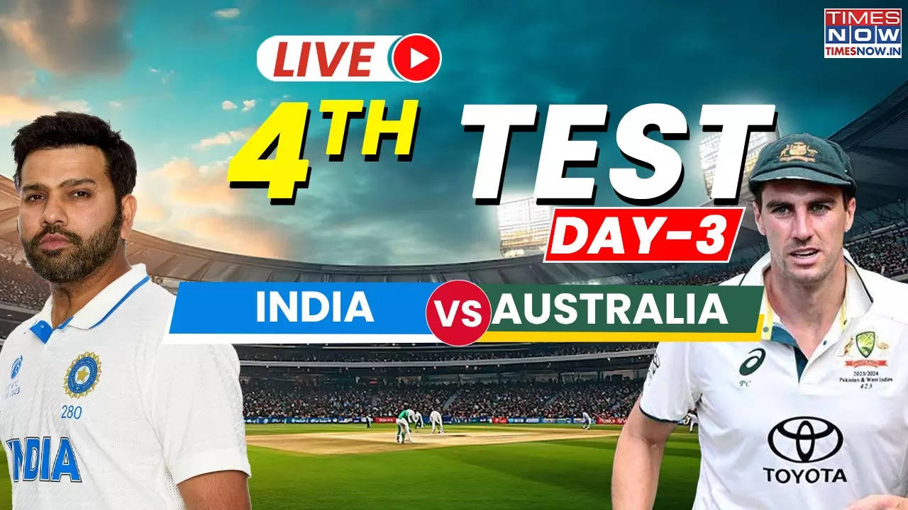 India vs Australia 4th Test Day 3 HIGHLIGHTS Nitish Sundar Bring IND Back Into Game