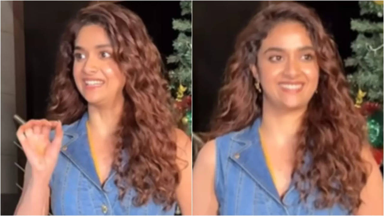 Keerthy Suresh Looks Miffed As Paps Call Her 'Kriti' And 'Dosa', Handles Situation Calmly