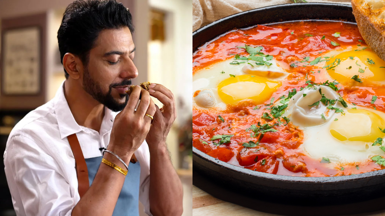 Ranveer Brar style Shakshuka for sunday breakfast