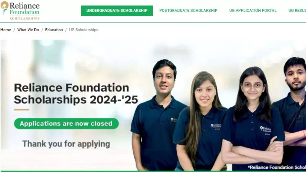 Reliance Foundation Scholarship Result 2024-25