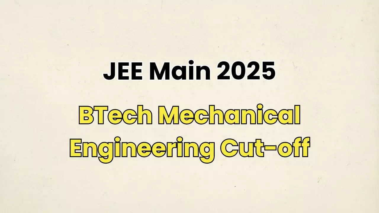 JEE Main 2025 Mechanical Engineering Cut-Offs