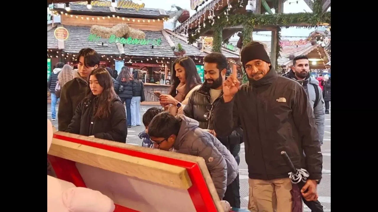 Jr NTR London holiday family