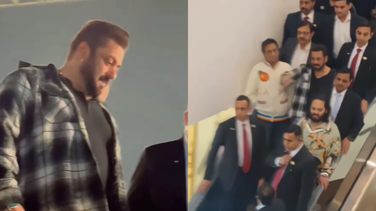 Salman Khan Arrives At Jamnagar Mall With Anant Ambani, Radhika Merchant. Calls The City 'Heaven'