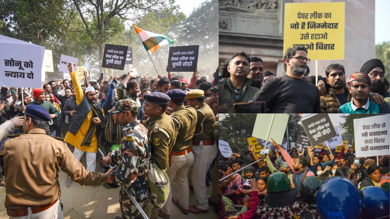 Bihar PSC students' protest