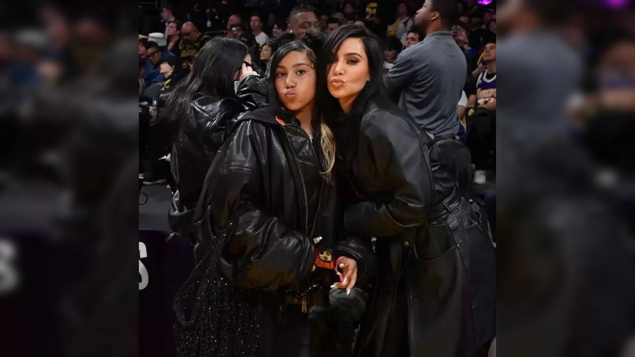 North West with Kim Kardashian  (Photo Credits: X/Twitter)