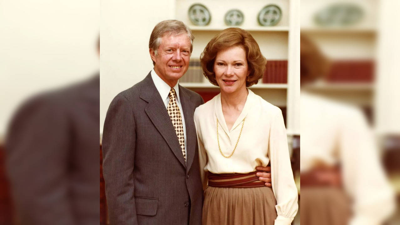 Jimmy Carter with wife Rosalynn  (Photo Credits: X/Twitter)