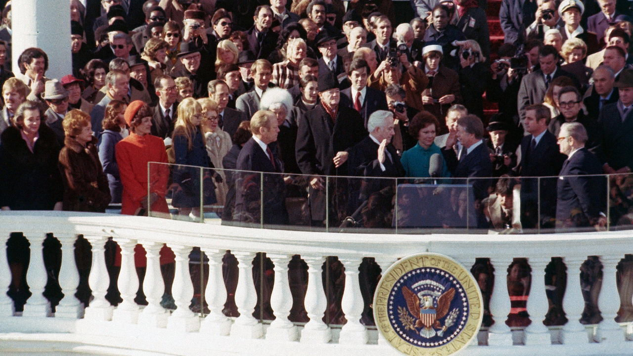 Scenes from Jimmy Carter's inauguration