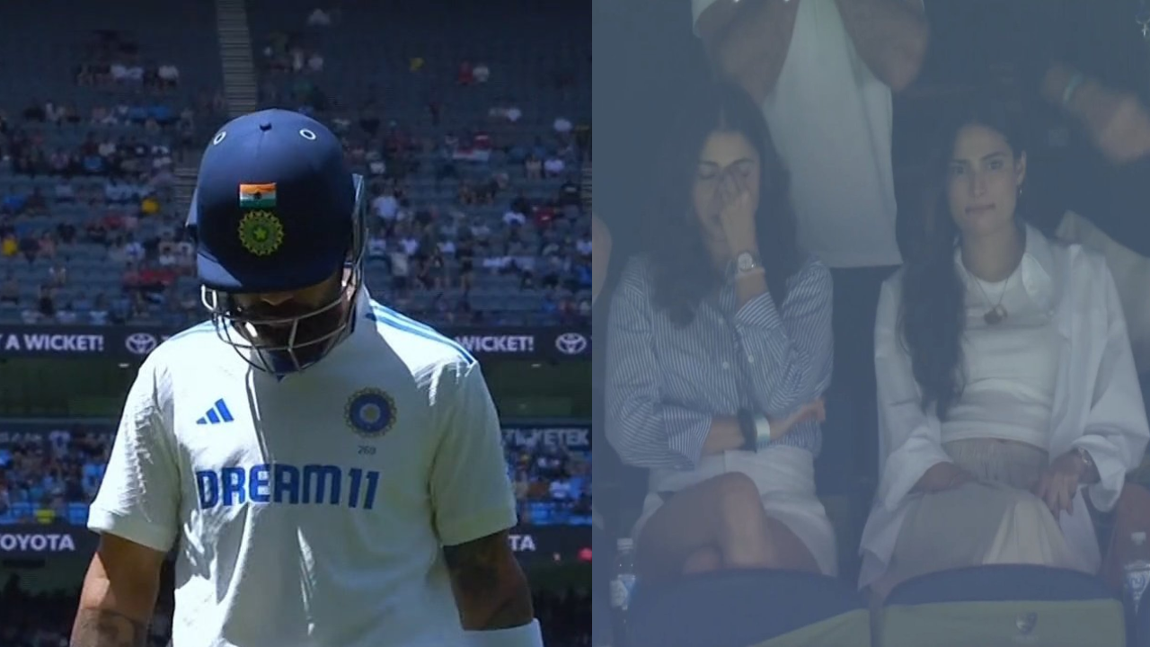 IND vs AUS Anushka Sharma Reaction 