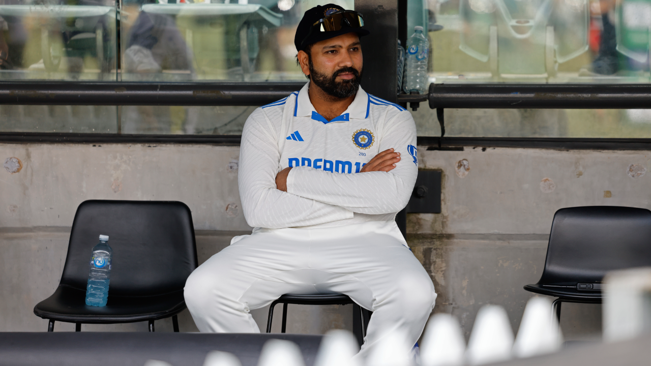 Rohit Sharma Test 2024 Australia sitting AP