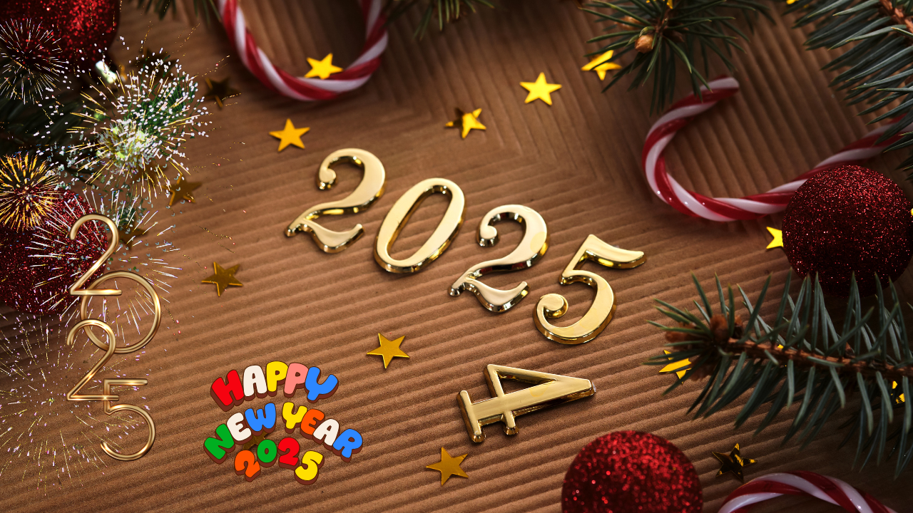 Happy new year 2025 (Image credits :Canva )