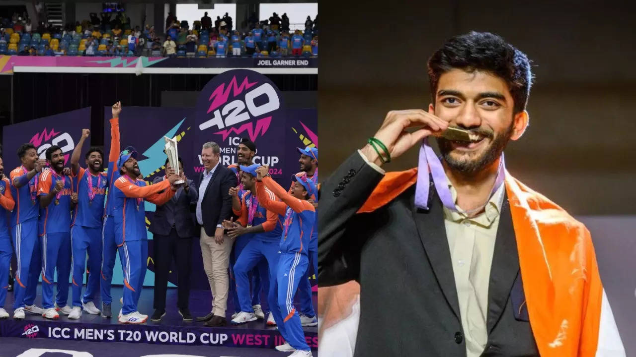 T20 World Cup Win To D Gukesh's Historic World Title: Five Biggest Moments Of Indian Sports In 2024