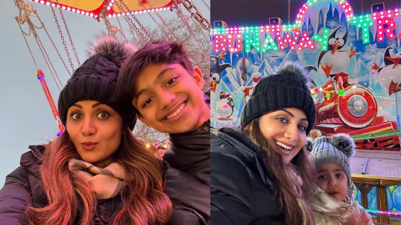 Shilpa Shetty Wonders And Wanders In Wonderland With Her Kids