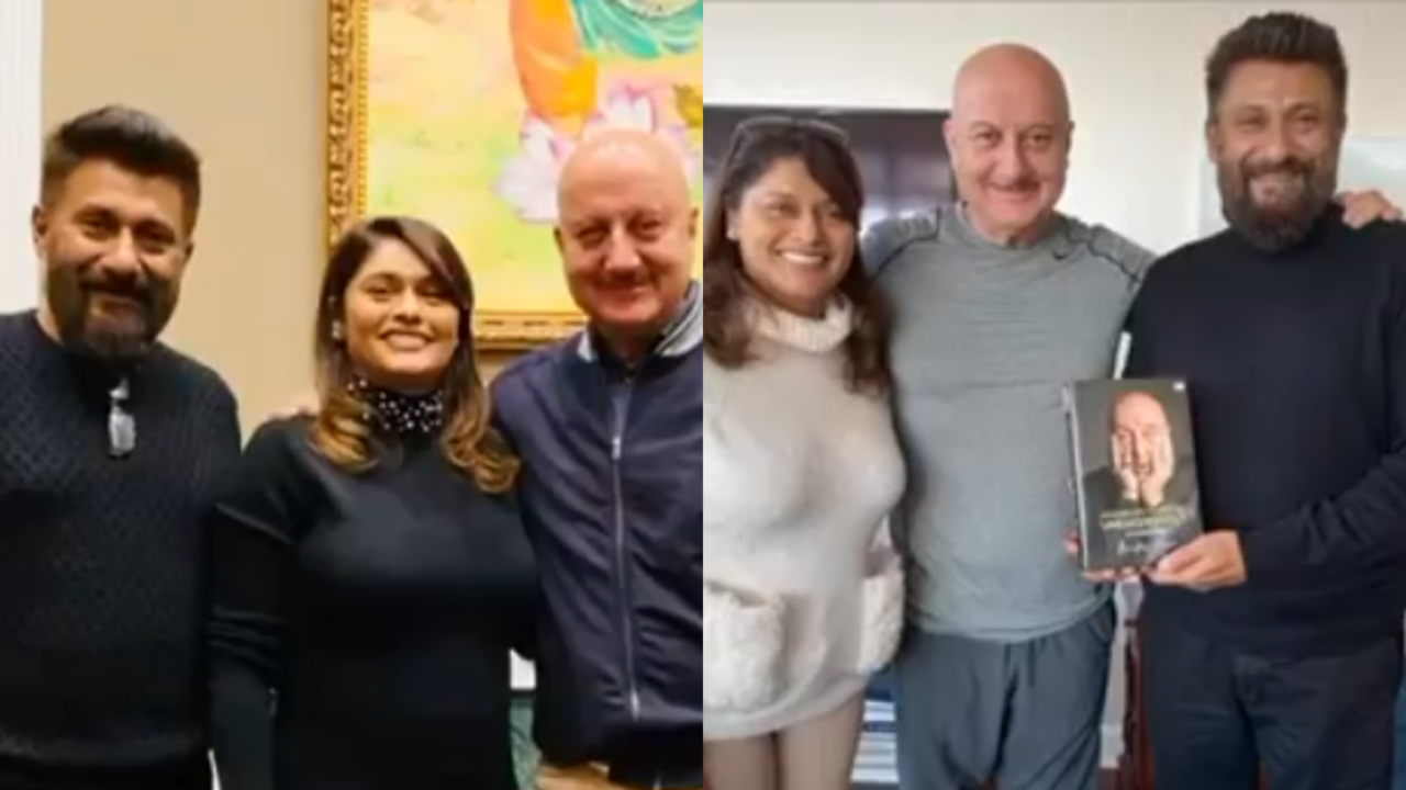 Vivek Agnihotri Calls Anupam Kher 'Family', Says He Is Blessed To Have Him By His Side