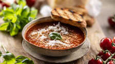 Enjoy the cooler months of the year by adding Cheesy Tomato Soup to your menu