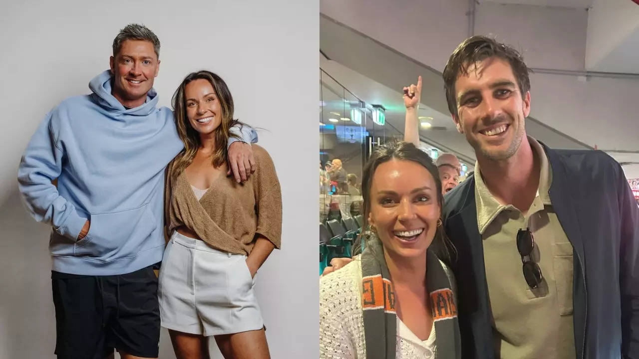 Georgie Parker and Michael Clarke co-host the Beyond23 Cricket Podcast. georgie_parker19/Instagram