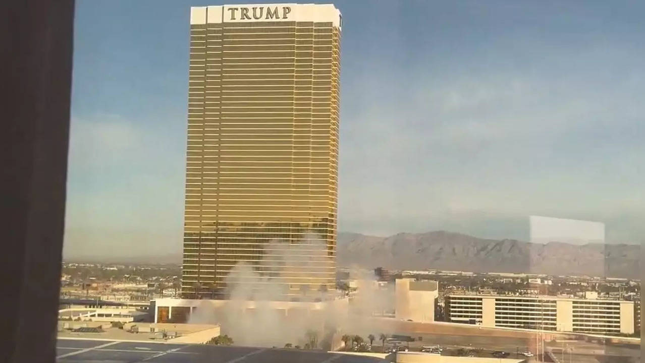 Fire Near Trump Hotel