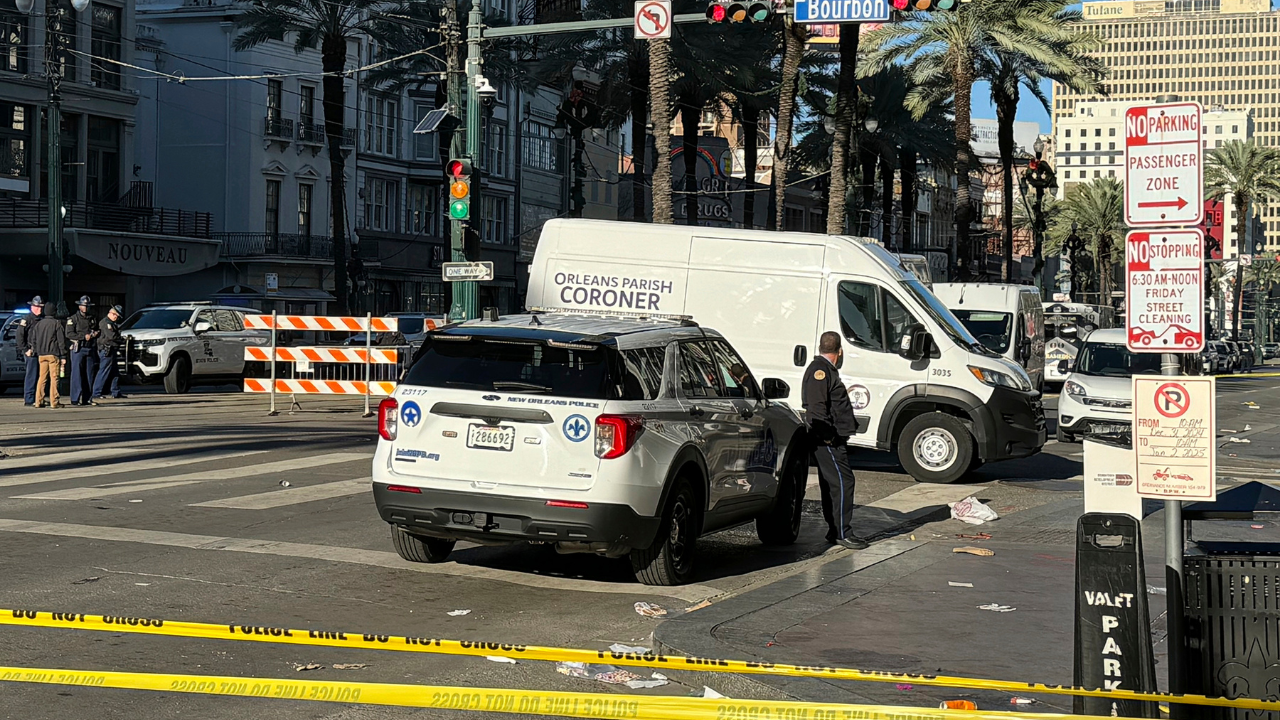 Locals said they heard a large boom in New Orleans