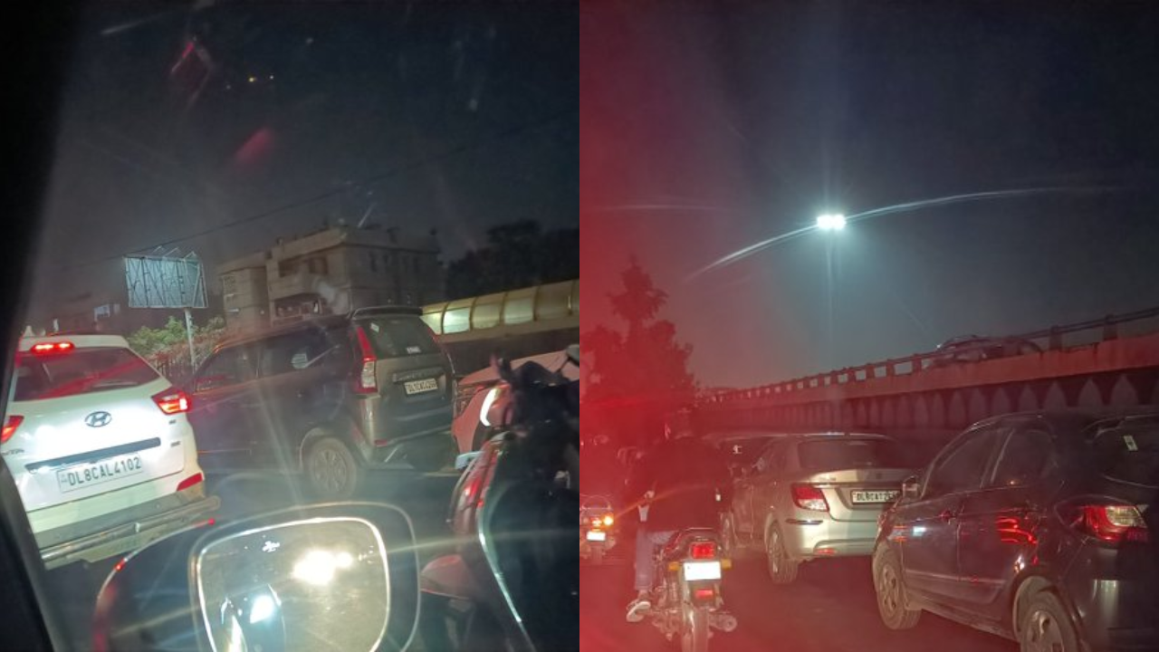 WATCH: Delhi Stuck in Gridlocks on New Year's Day, Leaving 'Even Ambulances Waiting'