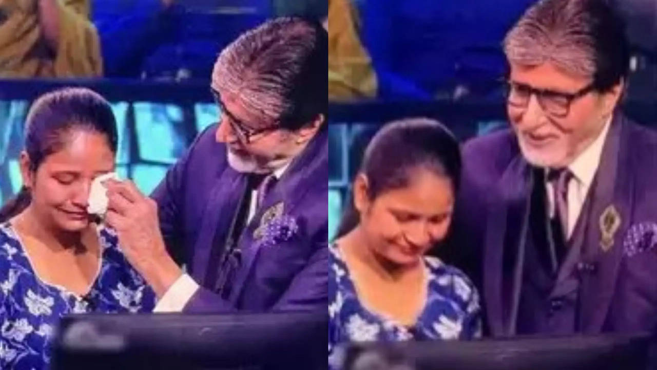 KBC 16: Amitabh Bachchan Consoles Contestant Annu Kumari As She Breaks Down Over Family's Financial Struggles