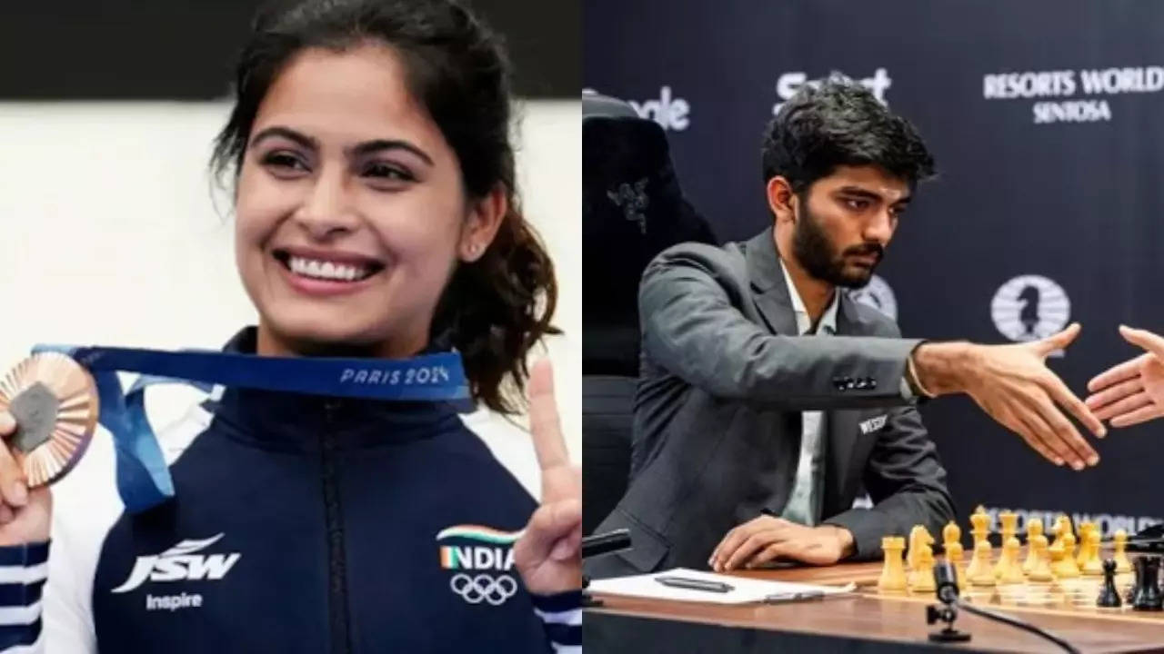 Manu Bhaker, D Gukesh