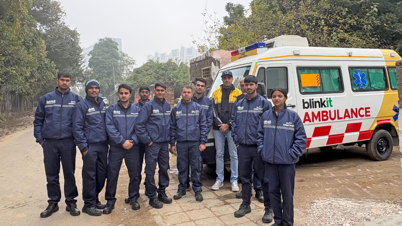 Blinkit Launches 10-Minute Ambulance Service in Gurgaon