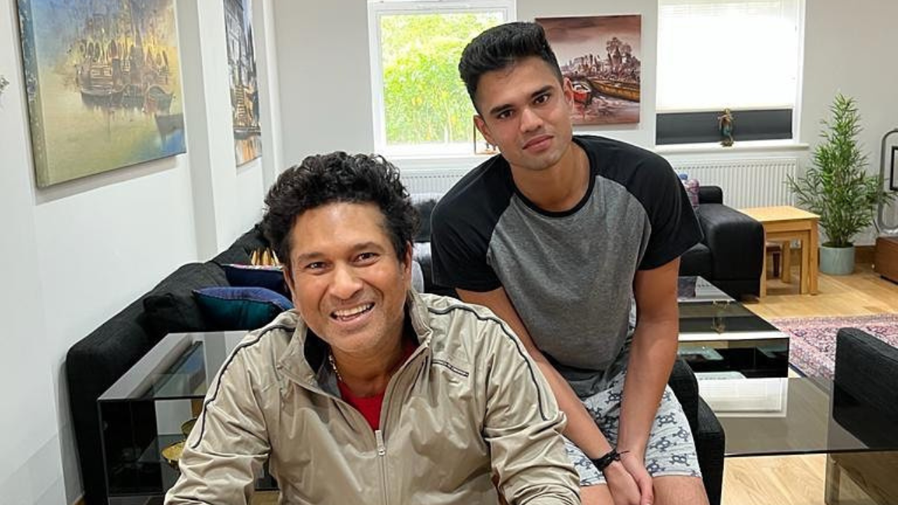 Sachin Tendulkar and Arjun Tendulkar